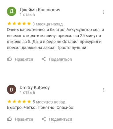 Відгук клієнта MonKey на Google Maps